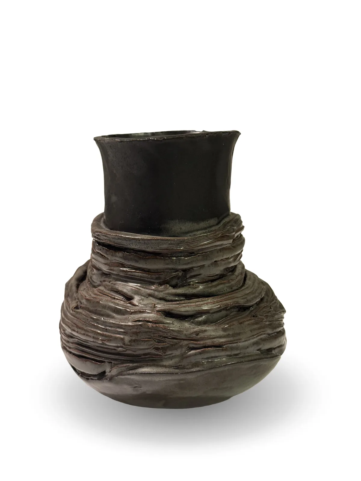 Mixed Form 14, hand-built ceramic by Yael Aloni-Netzer
