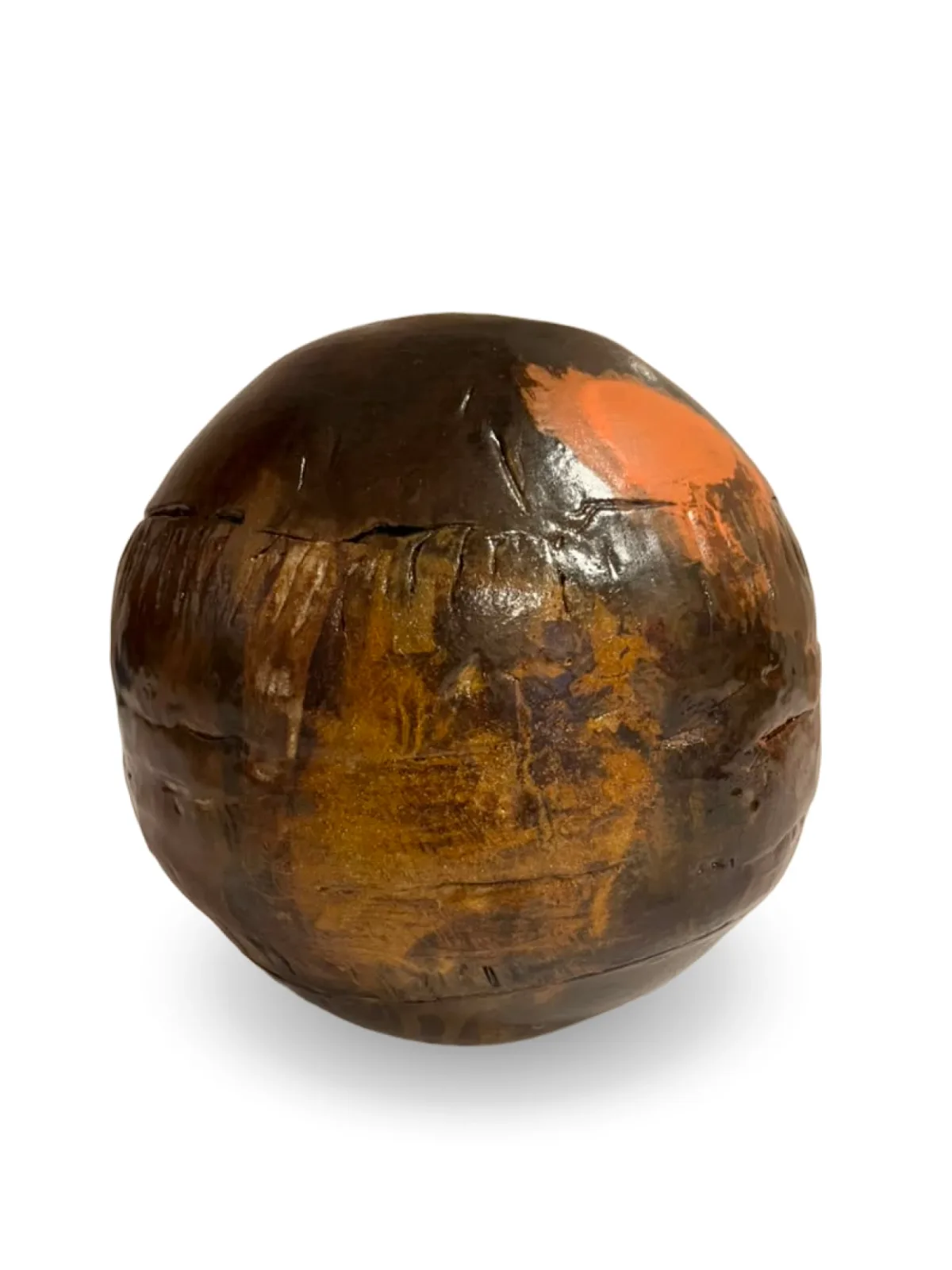 Rounded Volume 07, hand-built ceramic by Yael Aloni-Netzer